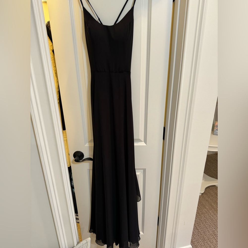 Dear Cleo black bridesmaids dress, size 4